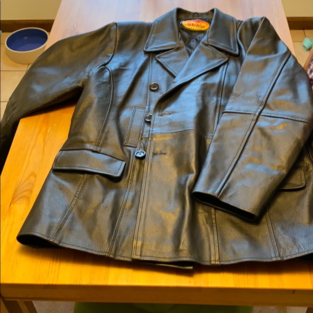 Real leather jacket